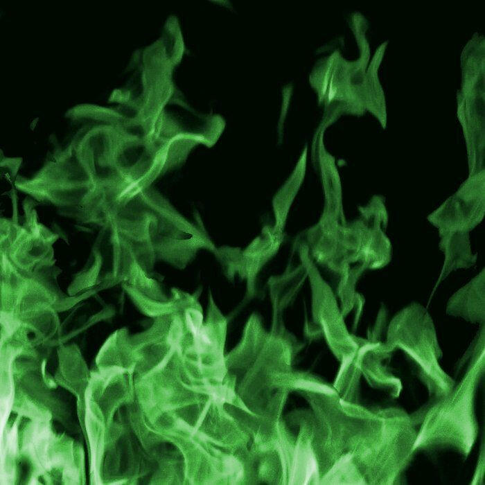 Green fire, recharging our batteries to start the healing and enlightment process.